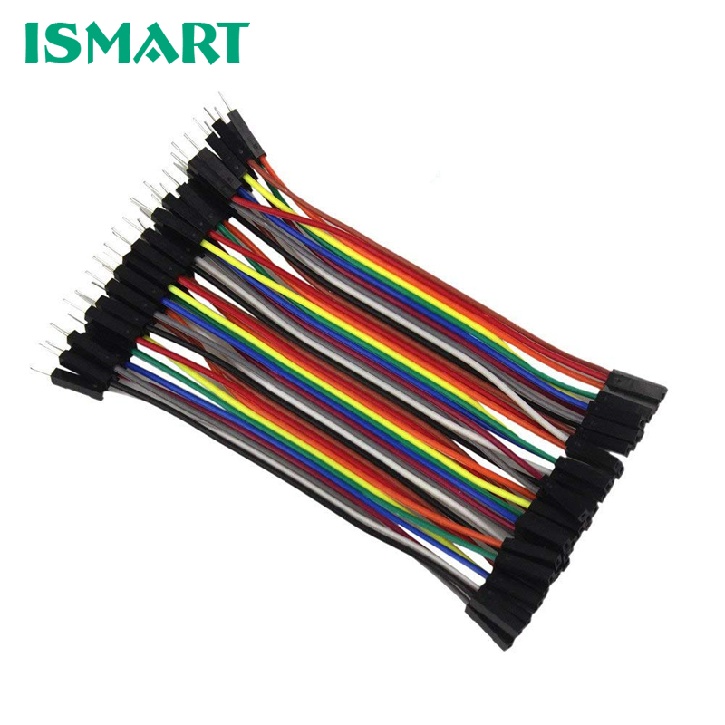 10CM Female to Male Breadboard Jumper DuPont 2.54MM 1P-1P Cable 10 Pcs ...